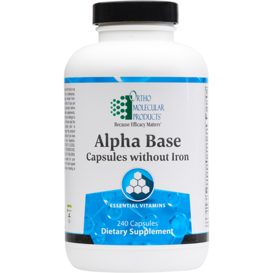 Alpha Base Capsules without Iron (240 ct) image 0