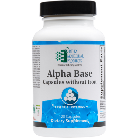 Alpha Base Capsules without Iron (120 ct) image 0